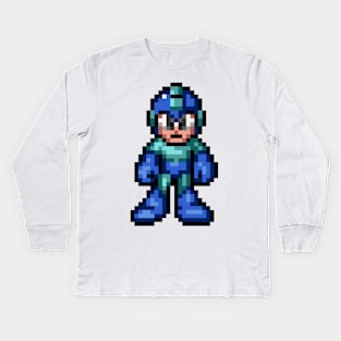 Mega Man Kids Long Sleeve T-Shirt